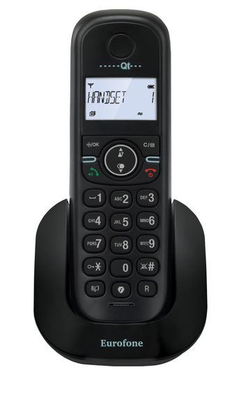 Qualitel DECT Cordless Telephone - Single Handset - Not a Simcard Telephone