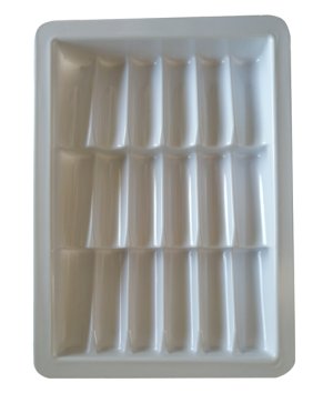 Moulded Spice Tray - Plastic White