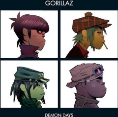 Gorillaz - Demon Days 2LP Vinyl Album Reissue Remastered Gatefold Cover