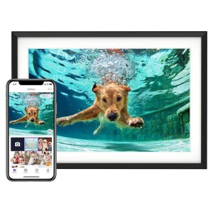 Digital Photo Frame 10.1' with WiFi, 16GB Storage, Touchscreen &amp; Uhale App