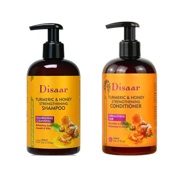 Disaar Turmeric and Honey Strengthening Shampoo and Conditioner 2 x 360ml