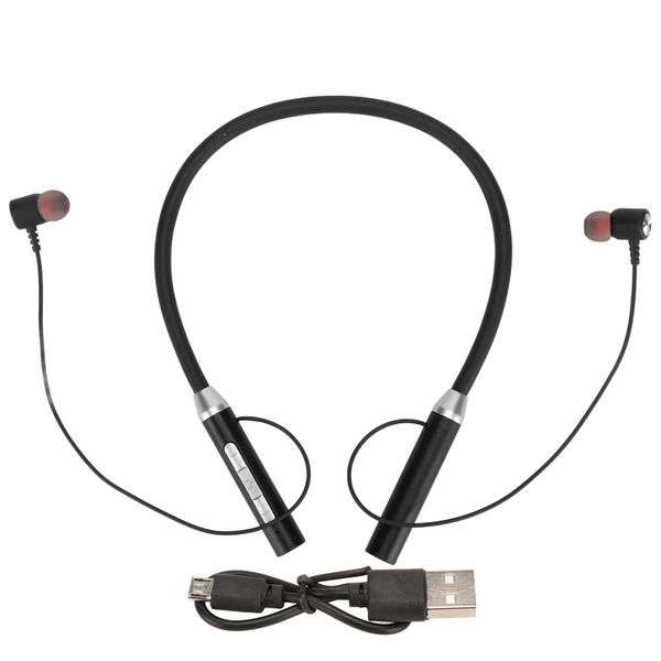 Neckband Bluetooth earbuds IPX5 black