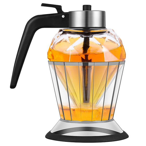 Olive Oil Dispenser Glass Bottle For Kitchen With Stand