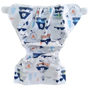Nappy Cover Newborn (Snap Waist) - Sheep