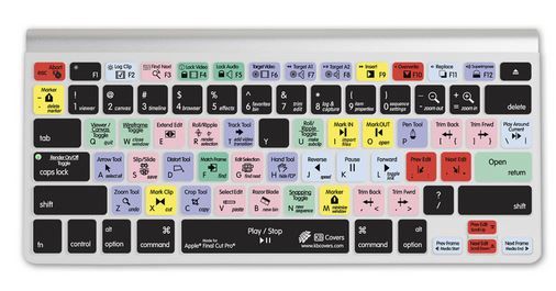 Final Cut X (French-AZERTY) MacBook Pro Keyboard Cover