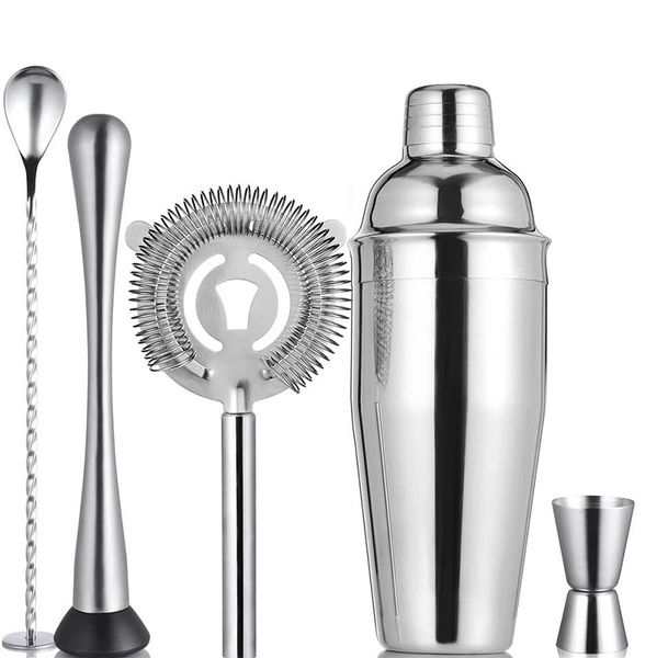 Premium Stainless Steel Cocktail Shaker Bar Kit Set