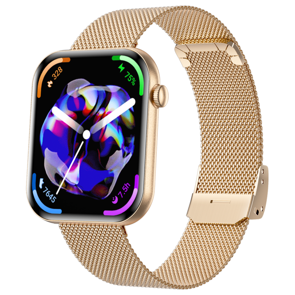 Ultra-Thin Metal Smart Watch - 1.85" AMOLED Screen, 6.9mm Body