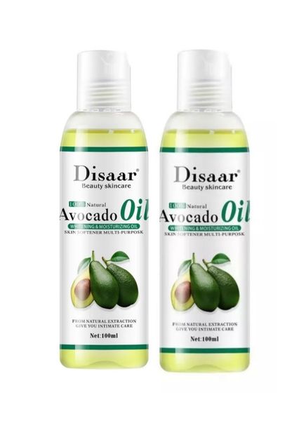 Pack of 2 Disaar Beauty Skincare Organic Avocado oil (100 ml x 2)