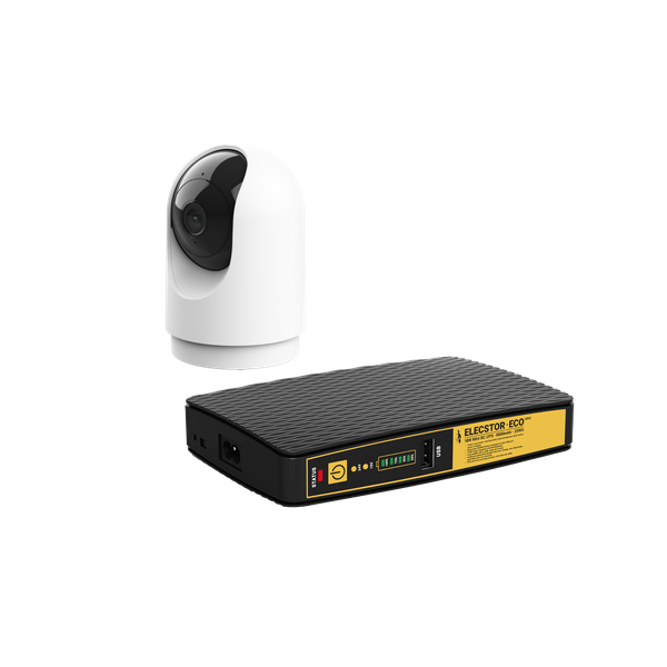 Trust x Elecstor IPCAM-2700 Smart Home Security Camera and Mini UPS Bundle