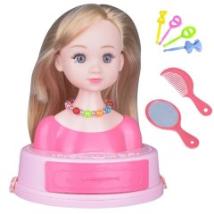 TEETO TOYS Doll Styling Head - Toys for Girls and Toddlers - Beauty and Hair Accessory Toy