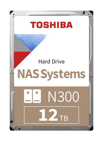 Toshiba N300 NAS Hard Drive 12TB SATA III (512MB/7200RPM)