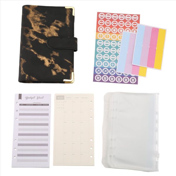 Budget Binder Money Saving Wallet for Cash Stuffing Money Organiser Binder