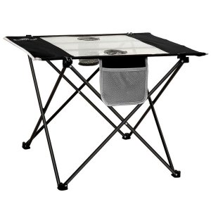 Portable Folding Camping Table With Cup Holders And Side Pocket - SunnyFeel