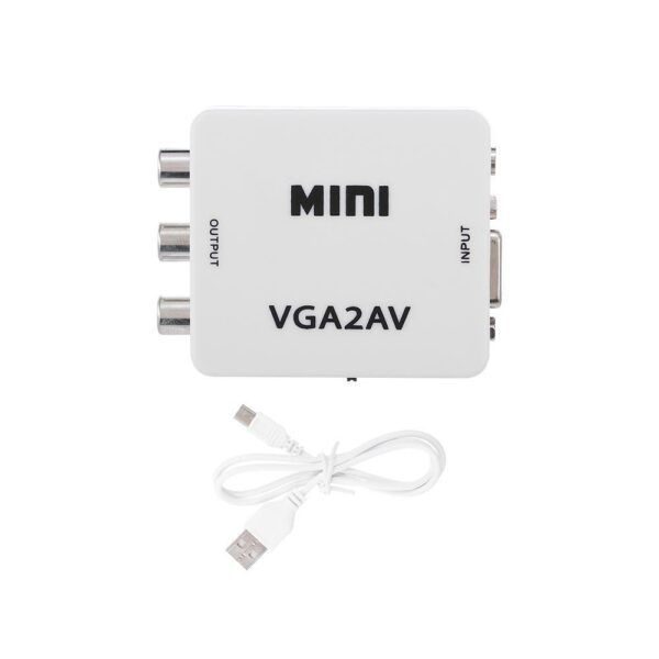 Mini VGA To AV Converter Adapter