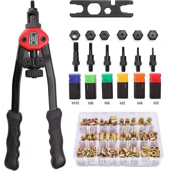 Hand Manual Rivet Nut Tool Set-Rivnut &amp; Nut Insert Tool Rivet Nut Tool Kit