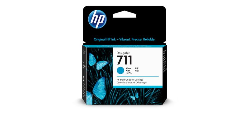 HP 712 29ml Cyan Designjet Ink Cartridge