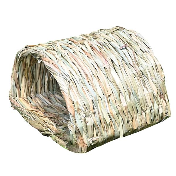Woven Grass Tunnel For Hamsters Guinea Pigs Ferrets Dwarf Rabbits
