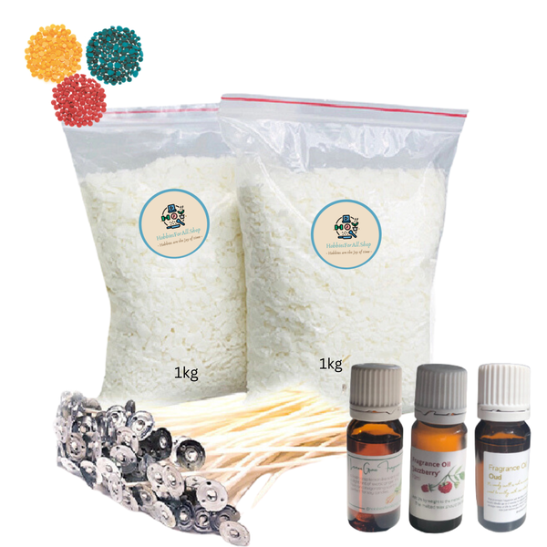 2kg Soy Wax Candle Making Top-Up Kit