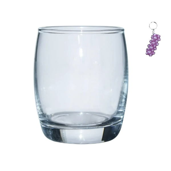 Clear Cognac Glass And A Key Holder - 6 Piece