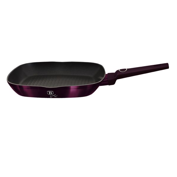 Berlinger Haus 28 cm Titan Coating Grill Pan - Purple Eclipse Collection