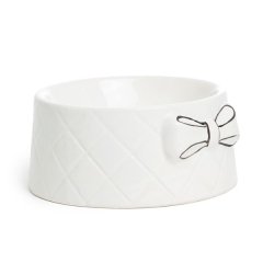 Pet Bowl with Bowtie