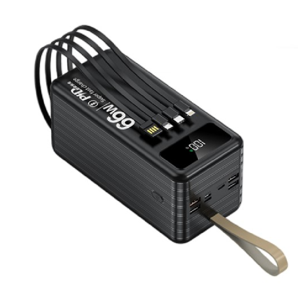 100000mAh Super fast charging Huge capacity LED Light Power Bank