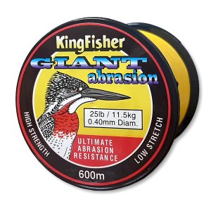 Kingfisher Giant Abrasion Nylon .40MM 11.5KG/25LB Colour Gold 600m Spool