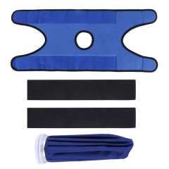 Ice Bags with Straps, Reusable for Head, Shoulder, Back(9 Inch, Blue)