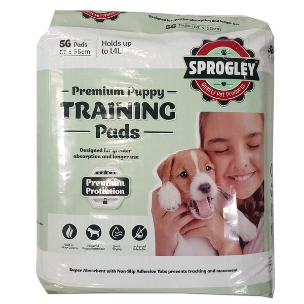 Sprogley Puppy Training Pads - 56 Pack