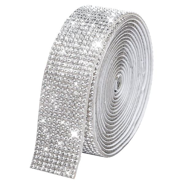 Craft Self Adhesive Crystal Rhinestone Tape Roll Arts &amp; Crafts 10 Row(90cm)