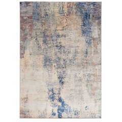Urban Thread Arizona Area Rug - Abstract Desert Landscape Blues &amp; Neutrals