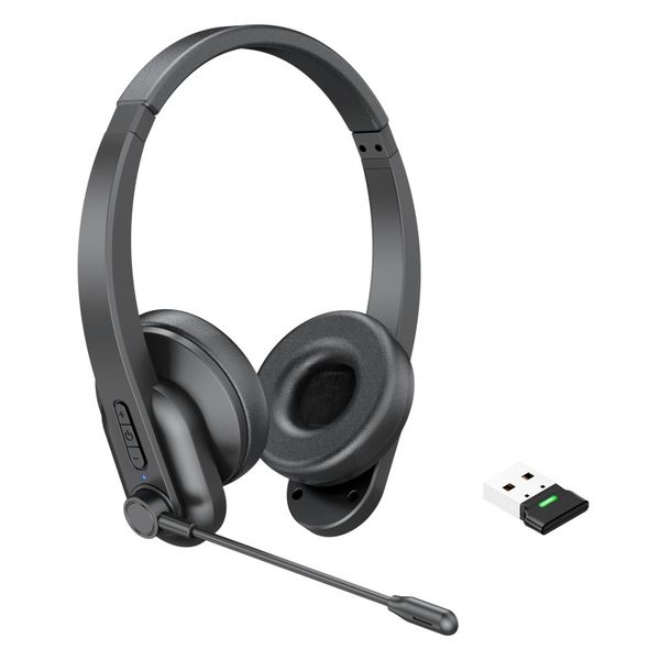 Wireless Bluetooth Headset with Mic for Clear Calls