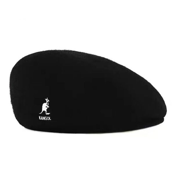 Fashionable Minimalist Wool Beret British Vintage Style Painter Hat