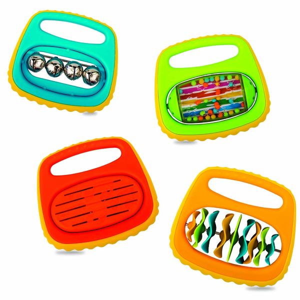 Halilit Music Instrument for Babies &amp; Toddlers: Mini Orchestra 4 Rattles