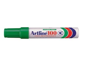 Artline - EK 100 Chisel Point Industrial Marker 12mm - Green