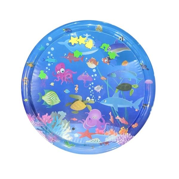 Inflatable Baby Tummy Time Cushion Ocean Theme Play Mat