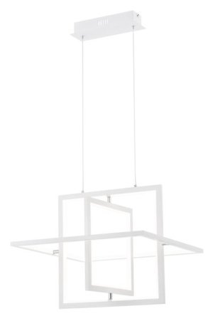 50 Watt Textured Black Aluminium and Acrylic LED Pendant