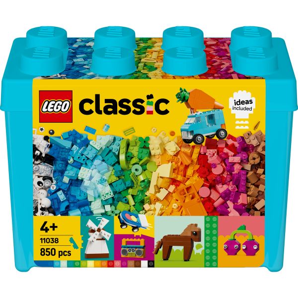 LEGO® Classic Vibrant Creative Brick Box Toy Set 11038 Building Toy Set (850 Pieces)
