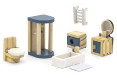 Dollhouse Furniture Bathroom Play Set