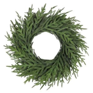 Martha and Stewart Season Pine Wreath for Walls Windows Porches Home Decor
