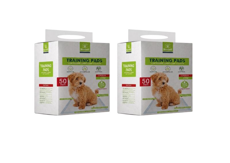 Ultra Absorbent Puppy Training Pads for Dogs 60x60cm - 2Pack (100 Pads)