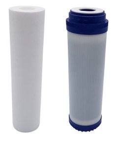 10" Poly Prop Sediment &amp; GAC Filter Cartridge Set