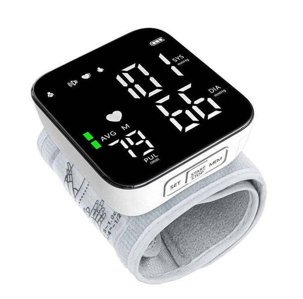Digital Wrist Blood Pressure Monitor with Large Display &amp; Voice Function