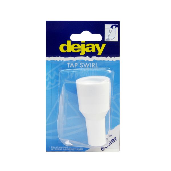 Dejay - Tap Swirl - Model A26 - Plastic - White - 2 Pack