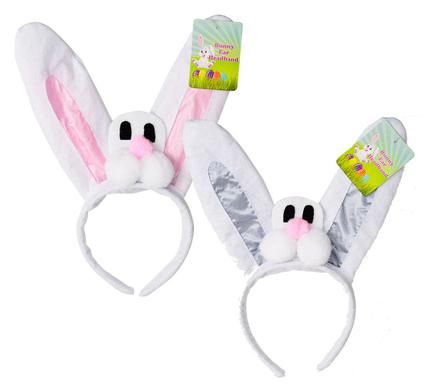 Bulk Pack 6 x Easter Bunny Ear Headband
