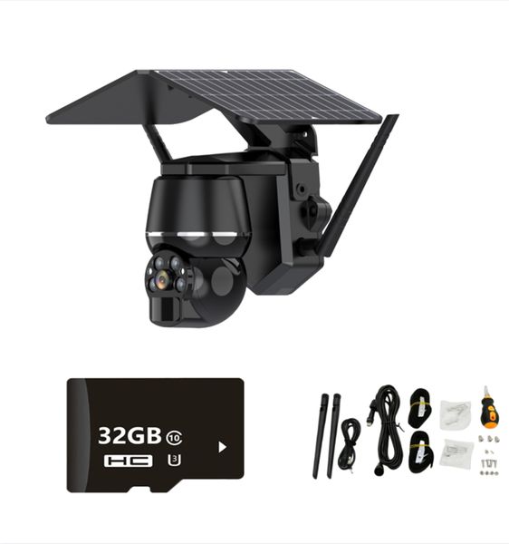 4G Solar Energy Camera 4MP Smart Security Camera for Outdoor Surveillance
