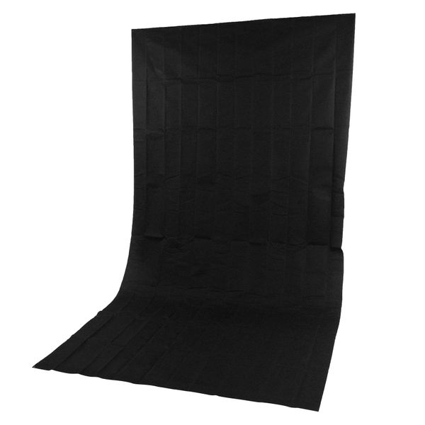 DoubleSided Photo Backdrop 1.6x3m Black