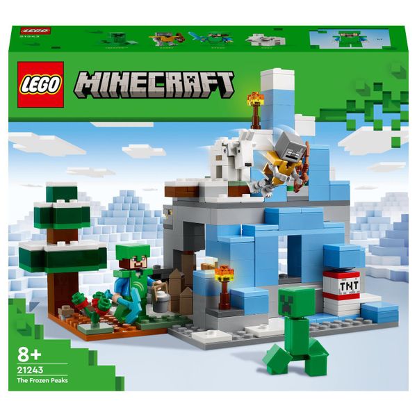 LEGO® Minecraft® The Frozen Peaks 21243 Building Toy Set (304 Pieces)