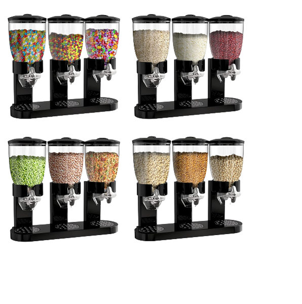 Triple Food Dispenser - Pack of 4