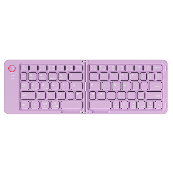 Foldable wireless keyboard, portable Bluetooth folding keyboard